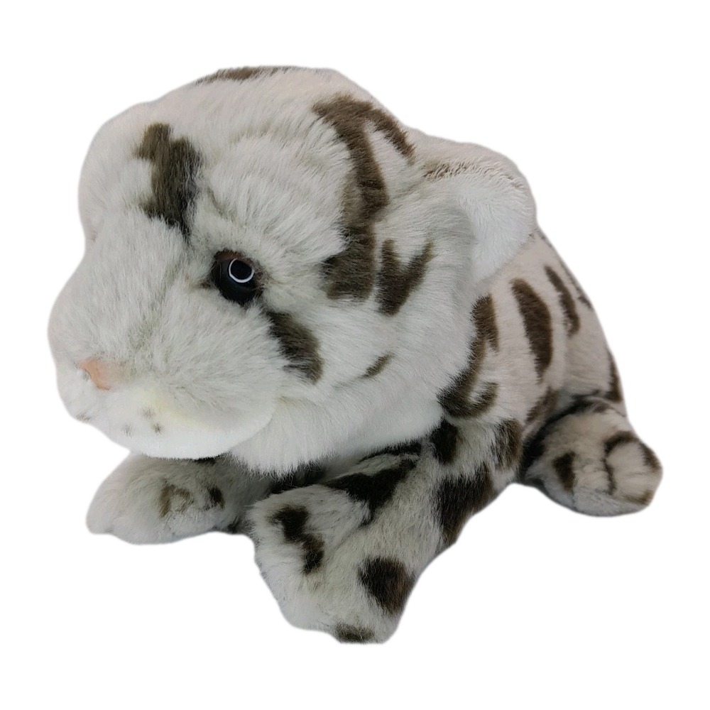 SOS Save Our Space Snow Leopard Cub 9" Plush Toy 2003‎ Stuffed Animal Realistic